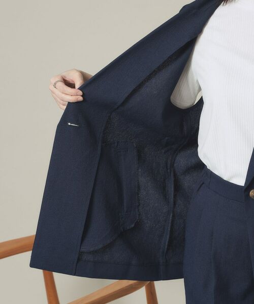 ITS'DEMO / イッツデモ ベスト | 【手洗い可】麻調メッシュジレ | 詳細17