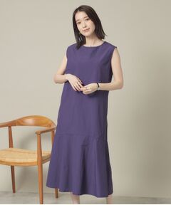 ITS'DEMO / イッツデモ ロング・マキシ丈ワンピース | 【撥水／洗濯機OK】ペプラムワンピース＜旅服シリーズ＞