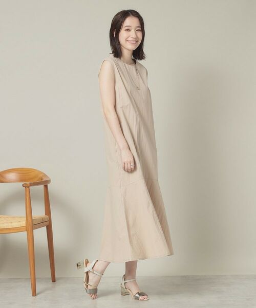 ITS'DEMO / イッツデモ ロング・マキシ丈ワンピース | 【撥水／洗濯機OK】ペプラムワンピース＜旅服シリーズ＞ | 詳細11