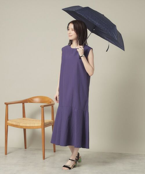 ITS'DEMO / イッツデモ ロング・マキシ丈ワンピース | 【撥水／洗濯機OK】ペプラムワンピース＜旅服シリーズ＞ | 詳細15
