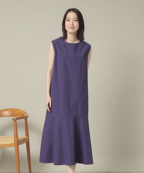 ITS'DEMO / イッツデモ ロング・マキシ丈ワンピース | 【撥水／洗濯機OK】ペプラムワンピース＜旅服シリーズ＞ | 詳細17