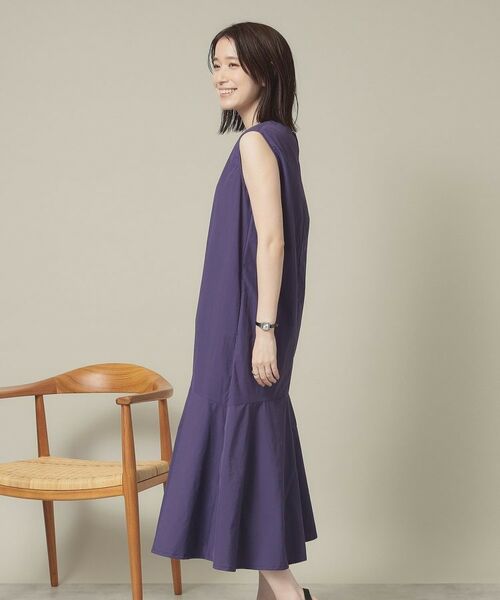 ITS'DEMO / イッツデモ ロング・マキシ丈ワンピース | 【撥水／洗濯機OK】ペプラムワンピース＜旅服シリーズ＞ | 詳細18