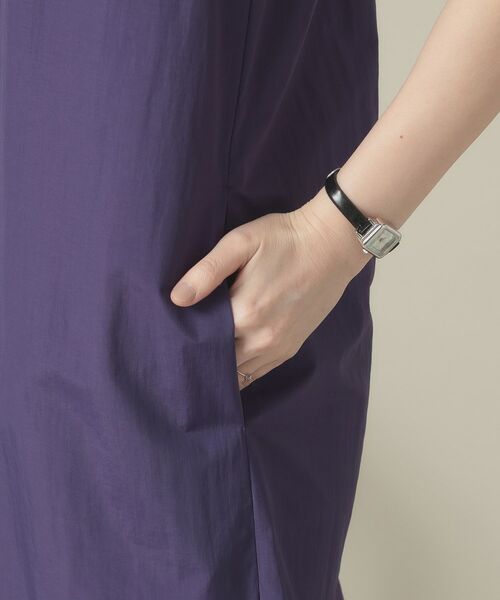 ITS'DEMO / イッツデモ ロング・マキシ丈ワンピース | 【撥水／洗濯機OK】ペプラムワンピース＜旅服シリーズ＞ | 詳細23