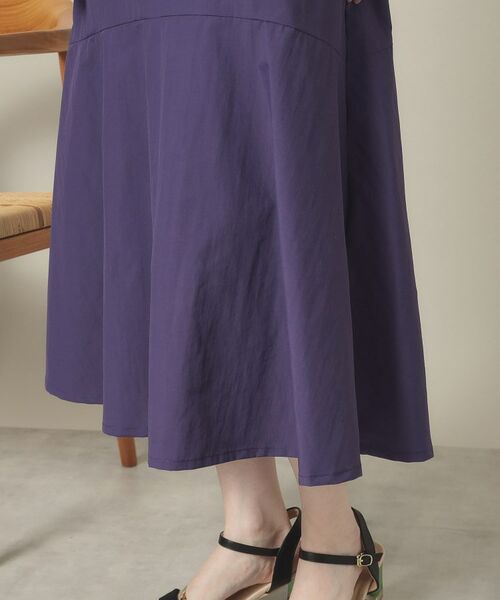 ITS'DEMO / イッツデモ ロング・マキシ丈ワンピース | 【撥水／洗濯機OK】ペプラムワンピース＜旅服シリーズ＞ | 詳細24