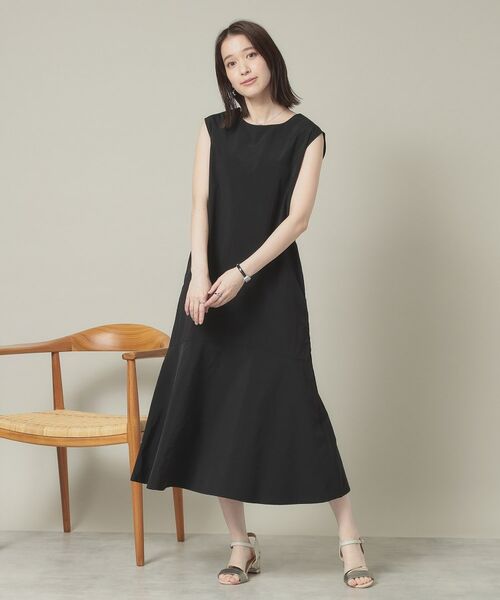 ITS'DEMO / イッツデモ ロング・マキシ丈ワンピース | 【撥水／洗濯機OK】ペプラムワンピース＜旅服シリーズ＞ | 詳細6