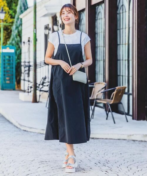 ITS'DEMO / イッツデモ ロング・マキシ丈ワンピース | 【撥水／洗濯機OK】キャミワンピース＜旅服シリーズ＞ | 詳細1