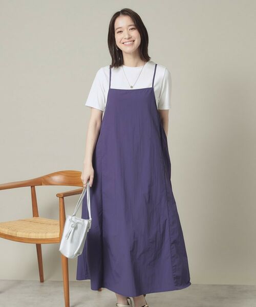 ITS'DEMO / イッツデモ ロング・マキシ丈ワンピース | 【撥水／洗濯機OK】キャミワンピース＜旅服シリーズ＞ | 詳細11