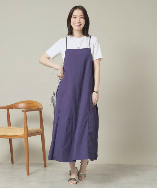 ITS'DEMO / イッツデモ ロング・マキシ丈ワンピース | 【撥水／洗濯機OK】キャミワンピース＜旅服シリーズ＞ | 詳細12