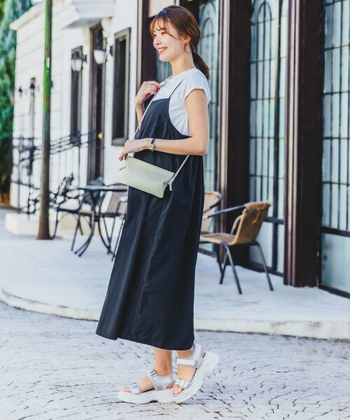 ITS'DEMO / イッツデモ ロング・マキシ丈ワンピース | 【撥水／洗濯機OK】キャミワンピース＜旅服シリーズ＞ | 詳細2