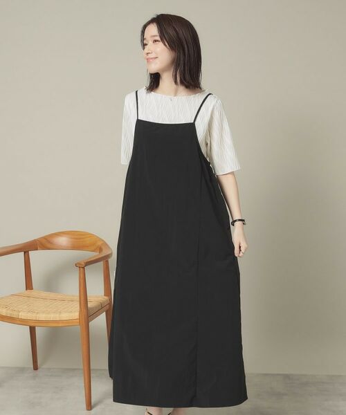 ITS'DEMO / イッツデモ ロング・マキシ丈ワンピース | 【撥水／洗濯機OK】キャミワンピース＜旅服シリーズ＞ | 詳細3