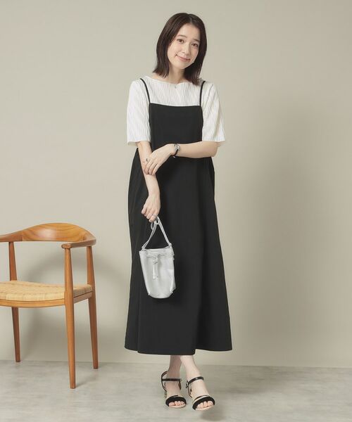 ITS'DEMO / イッツデモ ロング・マキシ丈ワンピース | 【撥水／洗濯機OK】キャミワンピース＜旅服シリーズ＞ | 詳細4