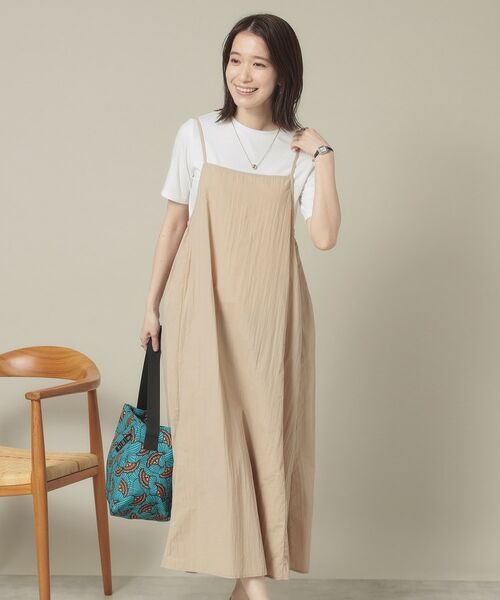 ITS'DEMO / イッツデモ ロング・マキシ丈ワンピース | 【撥水／洗濯機OK】キャミワンピース＜旅服シリーズ＞ | 詳細7