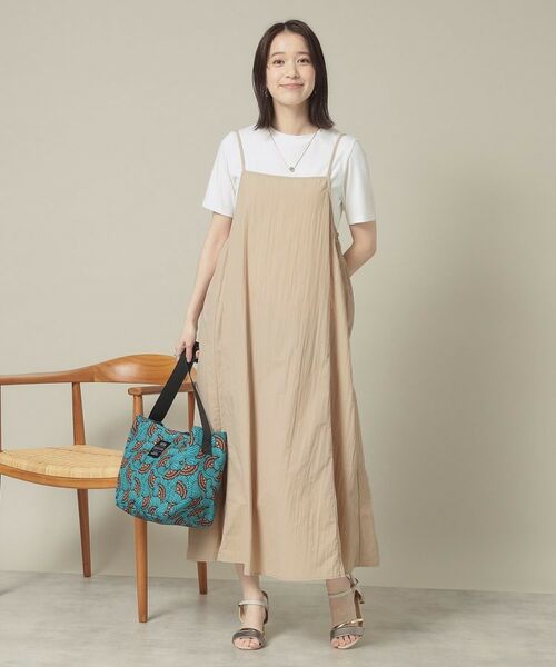 ITS'DEMO / イッツデモ ロング・マキシ丈ワンピース | 【撥水／洗濯機OK】キャミワンピース＜旅服シリーズ＞ | 詳細8