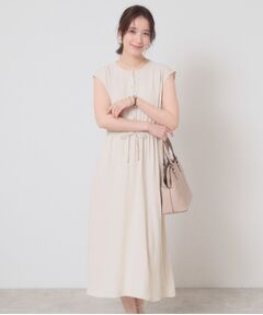 ITS'DEMO / イッツデモ ロング・マキシ丈ワンピース | 【接触冷感／吸水速乾／洗濯機OK】イージーケアドロストワンピース＜ラク服シリーズ＞