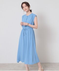 ITS'DEMO / イッツデモ ロング・マキシ丈ワンピース | 【接触冷感／吸水速乾／洗濯機OK】イージーケアドロストワンピース＜ラク服シリーズ＞