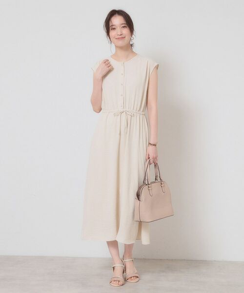 ITS'DEMO / イッツデモ ロング・マキシ丈ワンピース | 【接触冷感／吸水速乾／洗濯機OK】イージーケアドロストワンピース＜ラク服シリーズ＞ | 詳細12