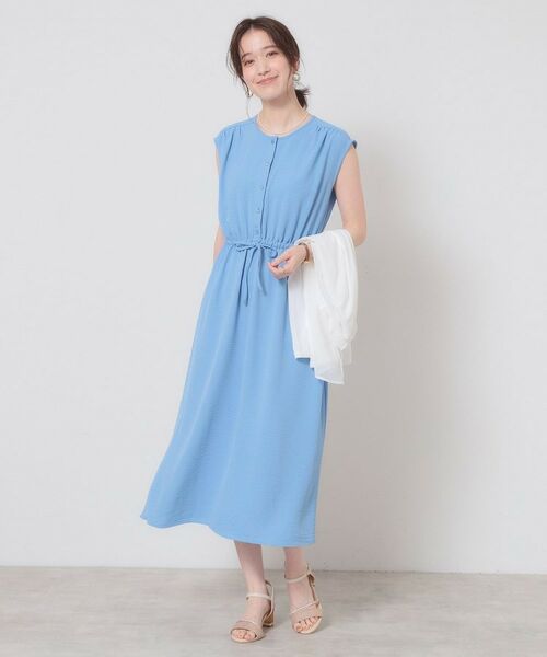 ITS'DEMO / イッツデモ ロング・マキシ丈ワンピース | 【接触冷感／吸水速乾／洗濯機OK】イージーケアドロストワンピース＜ラク服シリーズ＞ | 詳細17