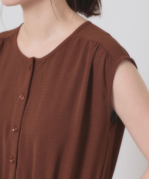 ITS'DEMO / イッツデモ ロング・マキシ丈ワンピース | 【接触冷感／吸水速乾／洗濯機OK】イージーケアドロストワンピース＜ラク服シリーズ＞ | 詳細24