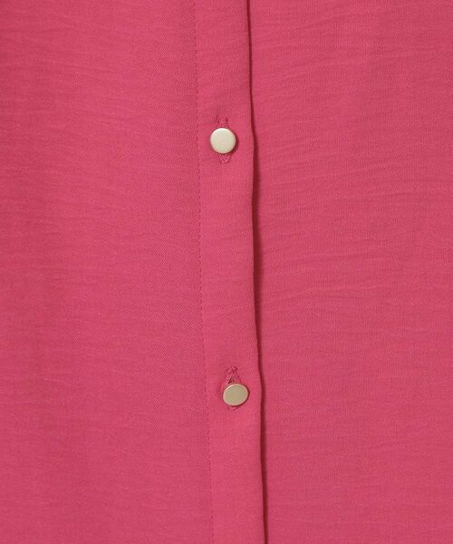 ITS'DEMO / イッツデモ ロング・マキシ丈ワンピース | 【接触冷感／吸水速乾／洗濯機OK】イージーケア前開きワンピース＜ラク服シリーズ＞ | 詳細14