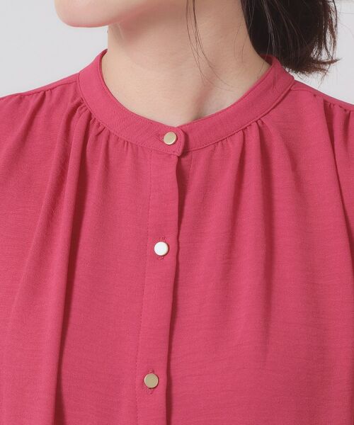 ITS'DEMO / イッツデモ ロング・マキシ丈ワンピース | 【接触冷感／吸水速乾／洗濯機OK】イージーケア前開きワンピース＜ラク服シリーズ＞ | 詳細22