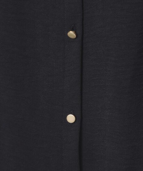 ITS'DEMO / イッツデモ ロング・マキシ丈ワンピース | 【接触冷感／吸水速乾／洗濯機OK】イージーケア前開きワンピース＜ラク服シリーズ＞ | 詳細6