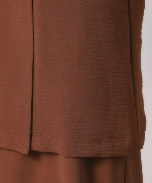 ITS'DEMO / イッツデモ ロング・マキシ丈ワンピース | 【接触冷感／吸水速乾／洗濯機OK／イージーケア】ジレ×キャミワンピースセット＜ラク服シリーズ＞ | 詳細24