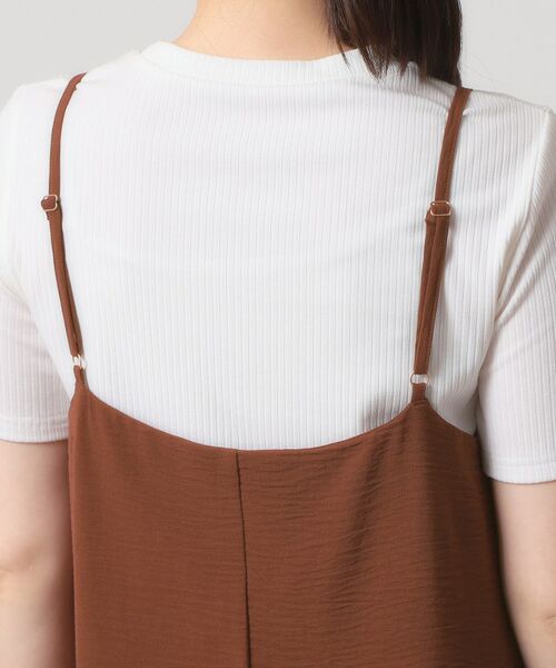 ITS'DEMO / イッツデモ ロング・マキシ丈ワンピース | 【接触冷感／吸水速乾／洗濯機OK／イージーケア】ジレ×キャミワンピースセット＜ラク服シリーズ＞ | 詳細30