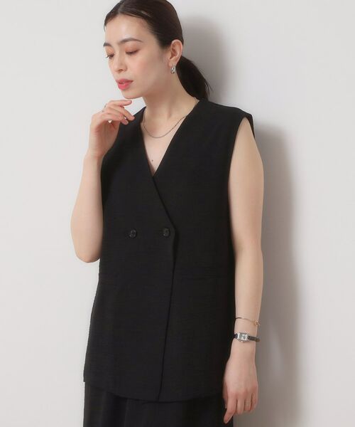 ITS'DEMO / イッツデモ ロング・マキシ丈ワンピース | 【接触冷感／吸水速乾／洗濯機OK／イージーケア】ジレ×キャミワンピースセット＜ラク服シリーズ＞ | 詳細5