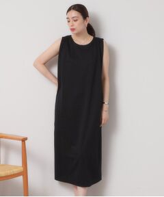 ITS'DEMO / イッツデモ ロング・マキシ丈ワンピース | 【清涼感／吸水速乾／洗濯機OK／洗濯後しわになりにくい】カットミラノタックワンピース