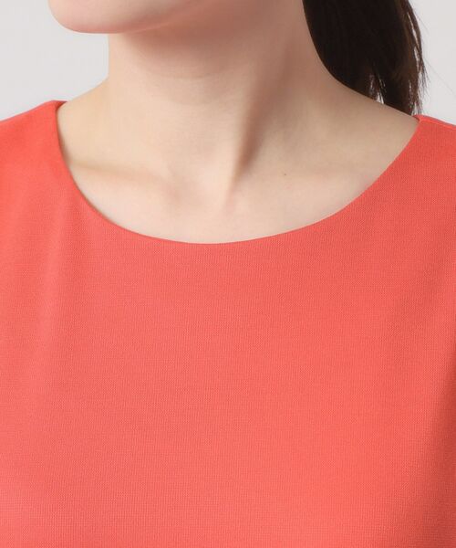 ITS'DEMO / イッツデモ ロング・マキシ丈ワンピース | 【清涼感／吸水速乾／洗濯機OK／洗濯後しわになりにくい】カットミラノタックワンピース | 詳細23