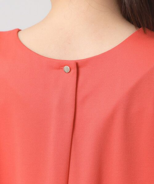 ITS'DEMO / イッツデモ ロング・マキシ丈ワンピース | 【清涼感／吸水速乾／洗濯機OK／洗濯後しわになりにくい】カットミラノタックワンピース | 詳細24