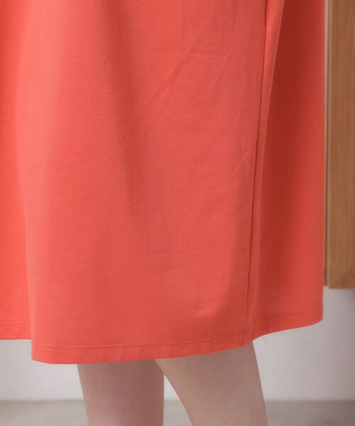 ITS'DEMO / イッツデモ ロング・マキシ丈ワンピース | 【清涼感／吸水速乾／洗濯機OK／洗濯後しわになりにくい】カットミラノタックワンピース | 詳細26