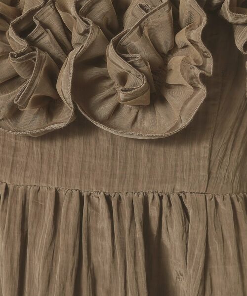 ITS'DEMO / イッツデモ ワンピース | 【手洗い可】ワッシャーサテンキャミワンピース | 詳細8