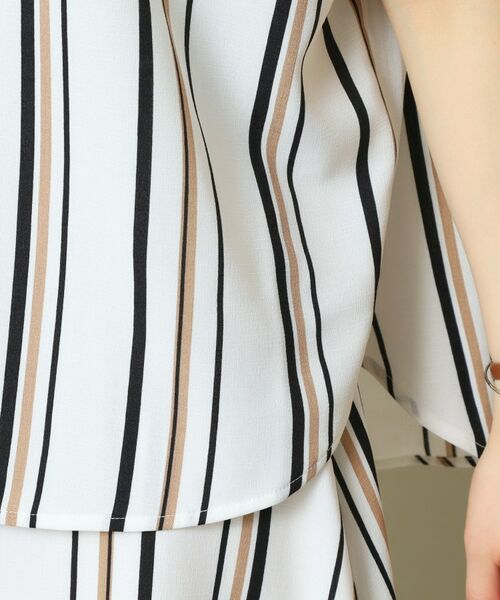 ITS'DEMO / イッツデモ シャツ・ブラウス | 【UVケア／吸水速乾／洗濯機OK／冷感】麻調合繊タックブラウス＜ラク服シリーズ＞ | 詳細29