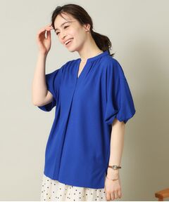 ITS'DEMO / イッツデモ シャツ・ブラウス | 【UVケア/吸水速乾/洗濯機OK/冷感】麻調合繊チュニックブラウス＜ラク服シリーズ＞