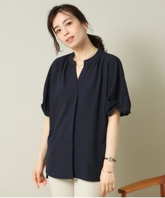 ITS'DEMO / イッツデモ シャツ・ブラウス | 【UVケア/吸水速乾/洗濯機OK/冷感】麻調合繊チュニックブラウス＜ラク服シリーズ＞