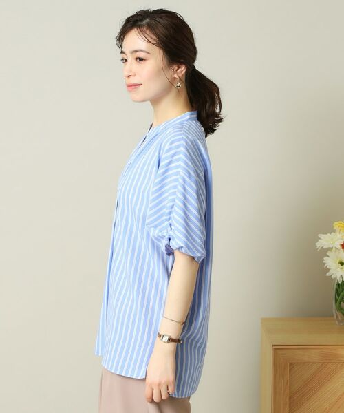 ITS'DEMO / イッツデモ シャツ・ブラウス | 【UVケア/吸水速乾/洗濯機OK/冷感】麻調合繊チュニックブラウス＜ラク服シリーズ＞ | 詳細26