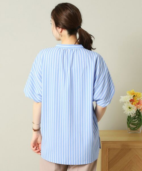 ITS'DEMO / イッツデモ シャツ・ブラウス | 【UVケア/吸水速乾/洗濯機OK/冷感】麻調合繊チュニックブラウス＜ラク服シリーズ＞ | 詳細27