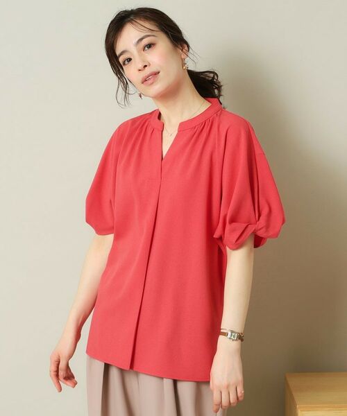 ITS'DEMO / イッツデモ シャツ・ブラウス | 【UVケア/吸水速乾/洗濯機OK/冷感】麻調合繊チュニックブラウス＜ラク服シリーズ＞ | 詳細9