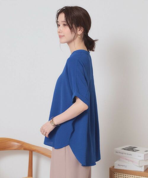 ITS'DEMO / イッツデモ シャツ・ブラウス | 【接触冷感／吸水速乾／洗濯機OK】イージーケアスキッパーブラウス＜ラク服シリーズ＞ | 詳細21