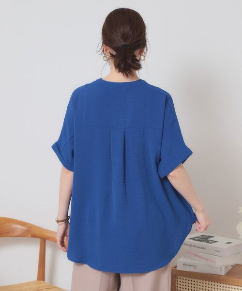 ITS'DEMO / イッツデモ シャツ・ブラウス | 【接触冷感／吸水速乾／洗濯機OK】イージーケアスキッパーブラウス＜ラク服シリーズ＞ | 詳細22