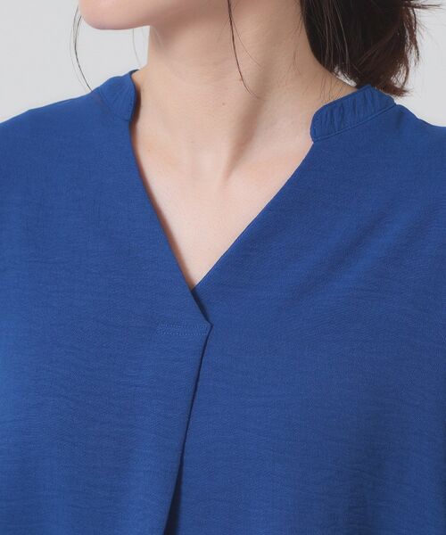 ITS'DEMO / イッツデモ シャツ・ブラウス | 【接触冷感／吸水速乾／洗濯機OK】イージーケアスキッパーブラウス＜ラク服シリーズ＞ | 詳細23