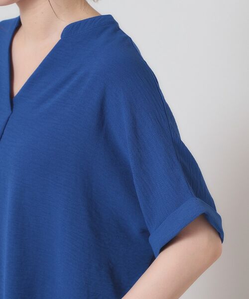 ITS'DEMO / イッツデモ シャツ・ブラウス | 【接触冷感／吸水速乾／洗濯機OK】イージーケアスキッパーブラウス＜ラク服シリーズ＞ | 詳細25