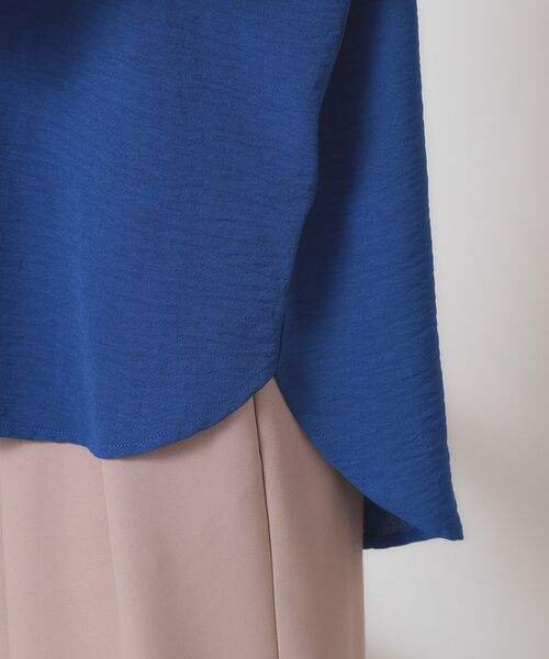 ITS'DEMO / イッツデモ シャツ・ブラウス | 【接触冷感／吸水速乾／洗濯機OK】イージーケアスキッパーブラウス＜ラク服シリーズ＞ | 詳細26