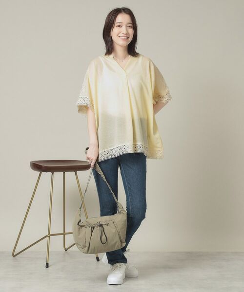 ITS'DEMO / イッツデモ シャツ・ブラウス | 【手洗い可】レーススキッパーブラウス | 詳細11