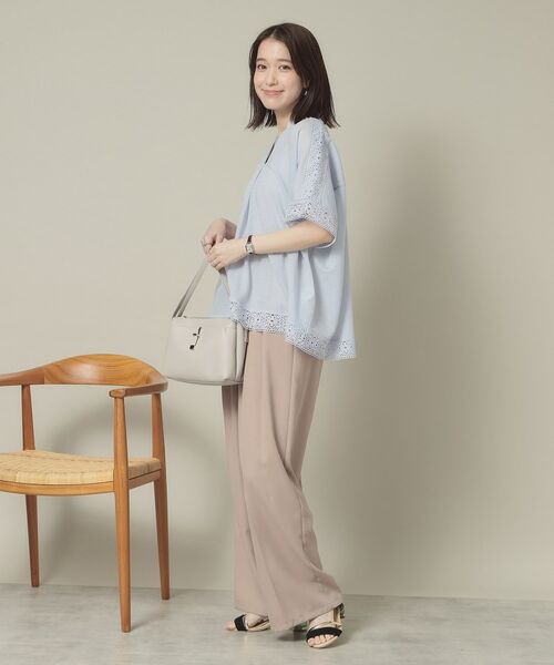 ITS'DEMO / イッツデモ シャツ・ブラウス | 【手洗い可】レーススキッパーブラウス | 詳細15