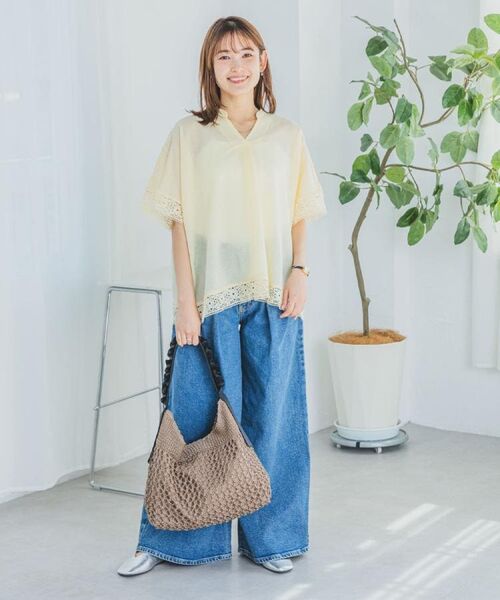 ITS'DEMO / イッツデモ シャツ・ブラウス | 【手洗い可】レーススキッパーブラウス | 詳細2