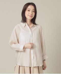 ITS'DEMO / イッツデモ シャツ・ブラウス | 【手洗い可】シアーシャツ