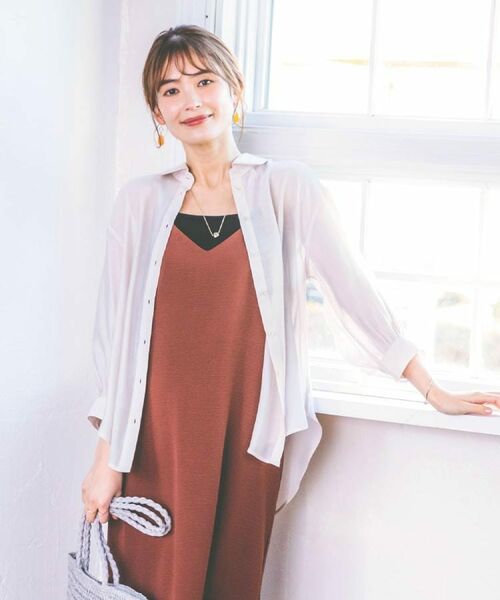 ITS'DEMO / イッツデモ シャツ・ブラウス | 【手洗い可】シアーシャツ | 詳細1