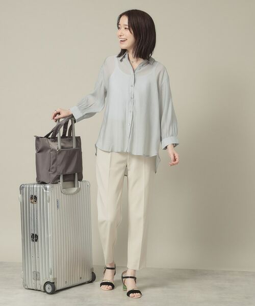 ITS'DEMO / イッツデモ シャツ・ブラウス | 【手洗い可】シアーシャツ | 詳細10